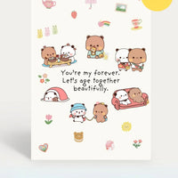 Bubu Dudu Let's Age Together Romantic Card