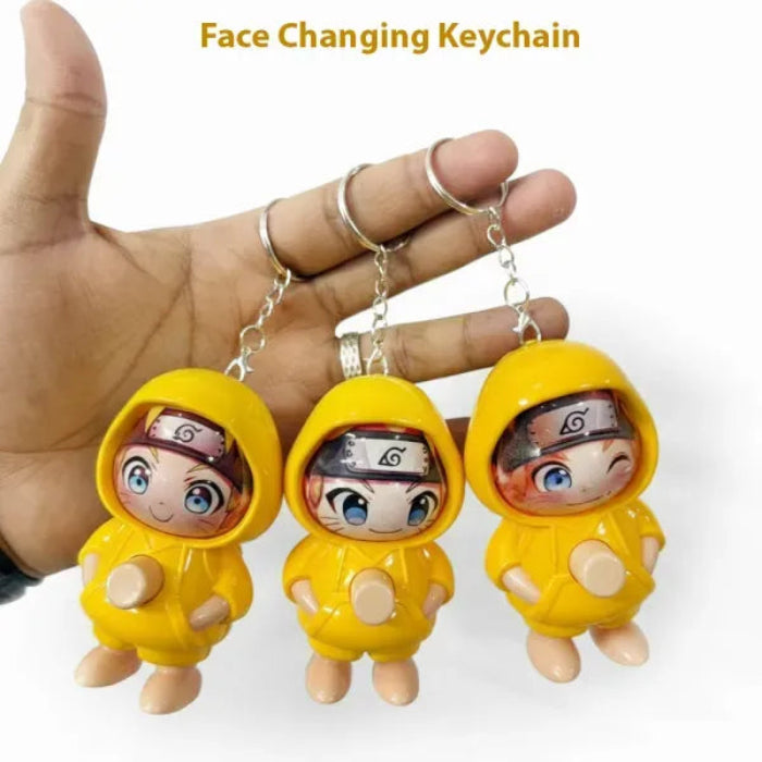 Naruto Face Changing Keychain