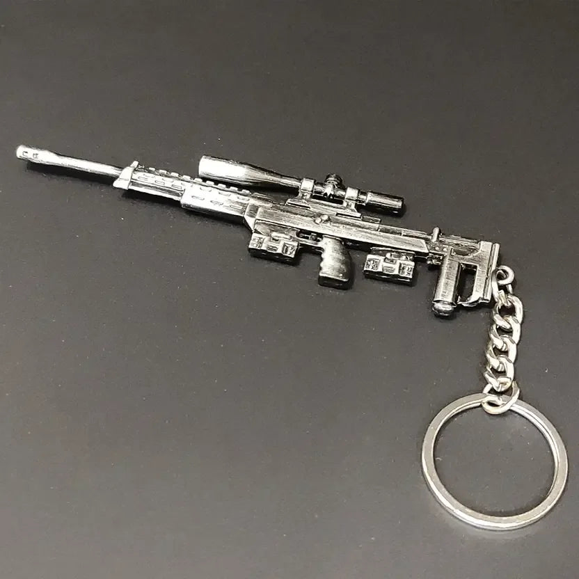 MP39 PUBG Battleground Metal Gun Keychain