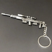 MP39 PUBG Battleground Metal Gun Keychain
