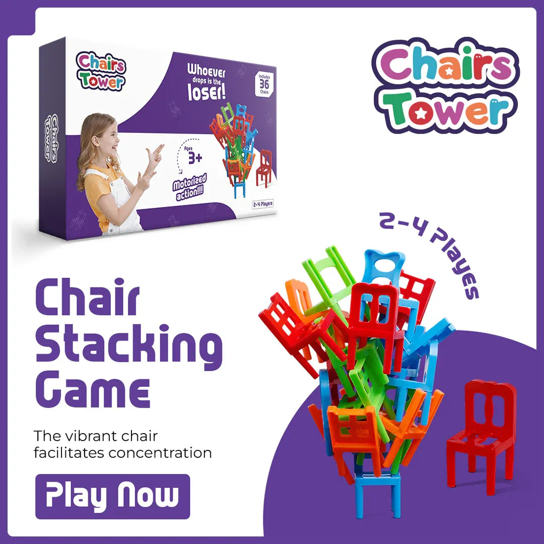 Stacking Chairs Balancing Game