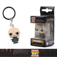 Harry Potter Lord Voldemort keychain with packaging on a white background