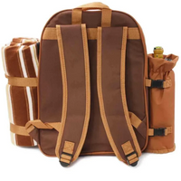 Deluxe Bottle Carry Picnic Backpack