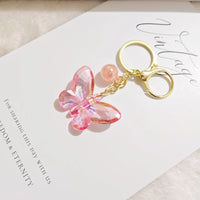 Glimmerwing Butterfly Crystal Keychain