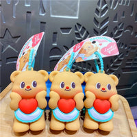 Butter Bear Squishy Love Keychain