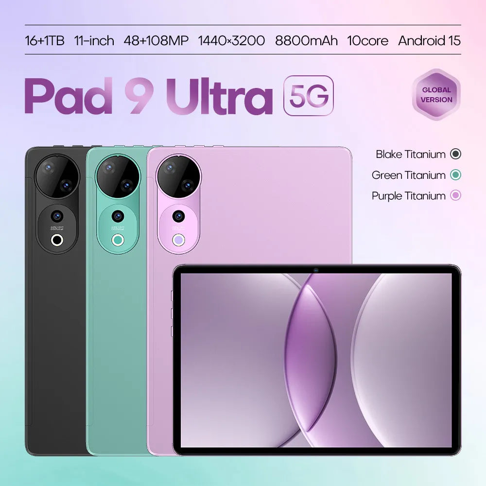 HonR Pad 9 Ultra Android Tablet