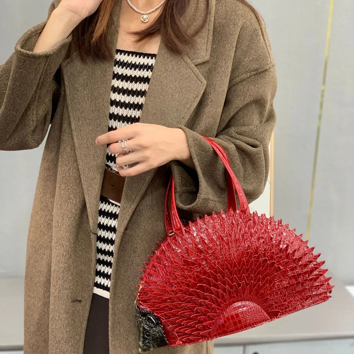 Nocturnia Hedgehog 3D Crossbody Handbag