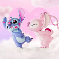 Stitch & Angel Kiss & Love Keychain