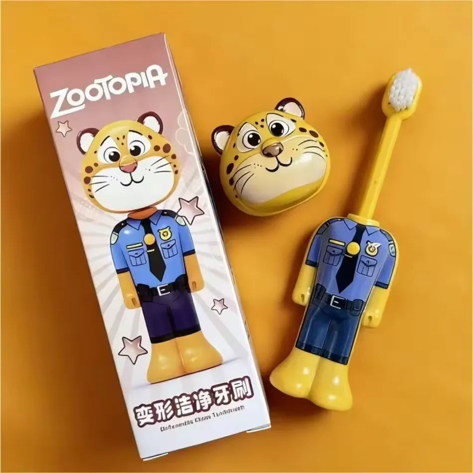 Zootopia Pop-Up Soft-Bristle Stand-Up Toothbrush