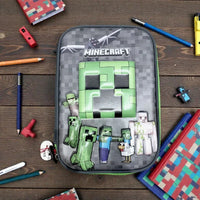 Minecraft Double Zip EVA Pencil Case