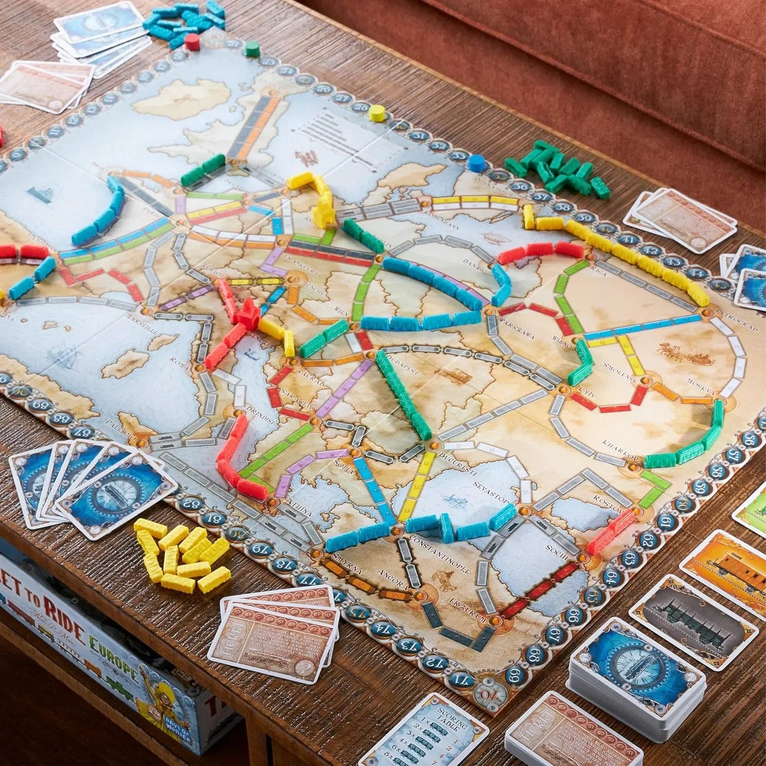 Ticket to Ride Europe Board Game
