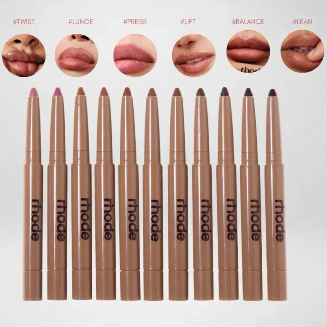 RHODE LEAN, TWISTリップ シェイプ 2点セット Rhode Peptide Lip Shape Liner