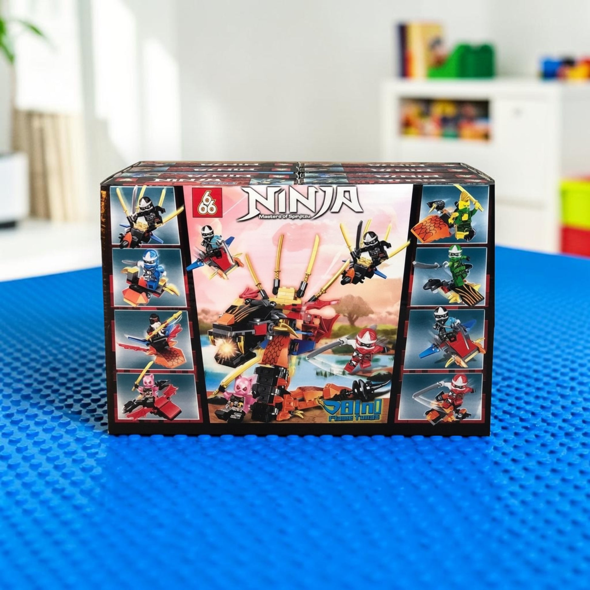 Ninja Masters of Spinjitzu Flame Fangs Building Blocks