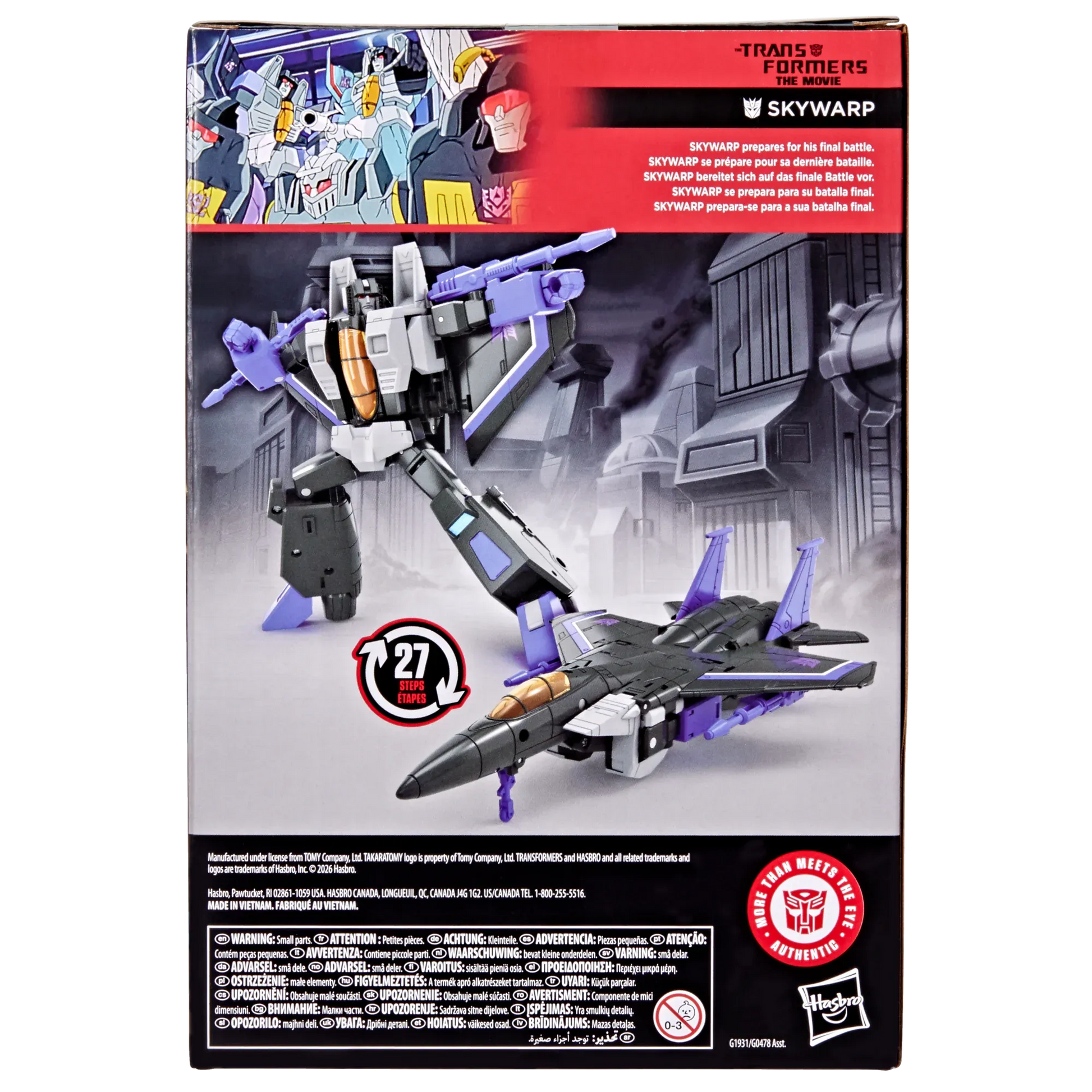 Transformers Studio Series 86 Voyager Class Skywarp