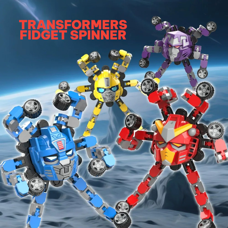 Cybertronian Transformable Mechanical Fidget Spinner