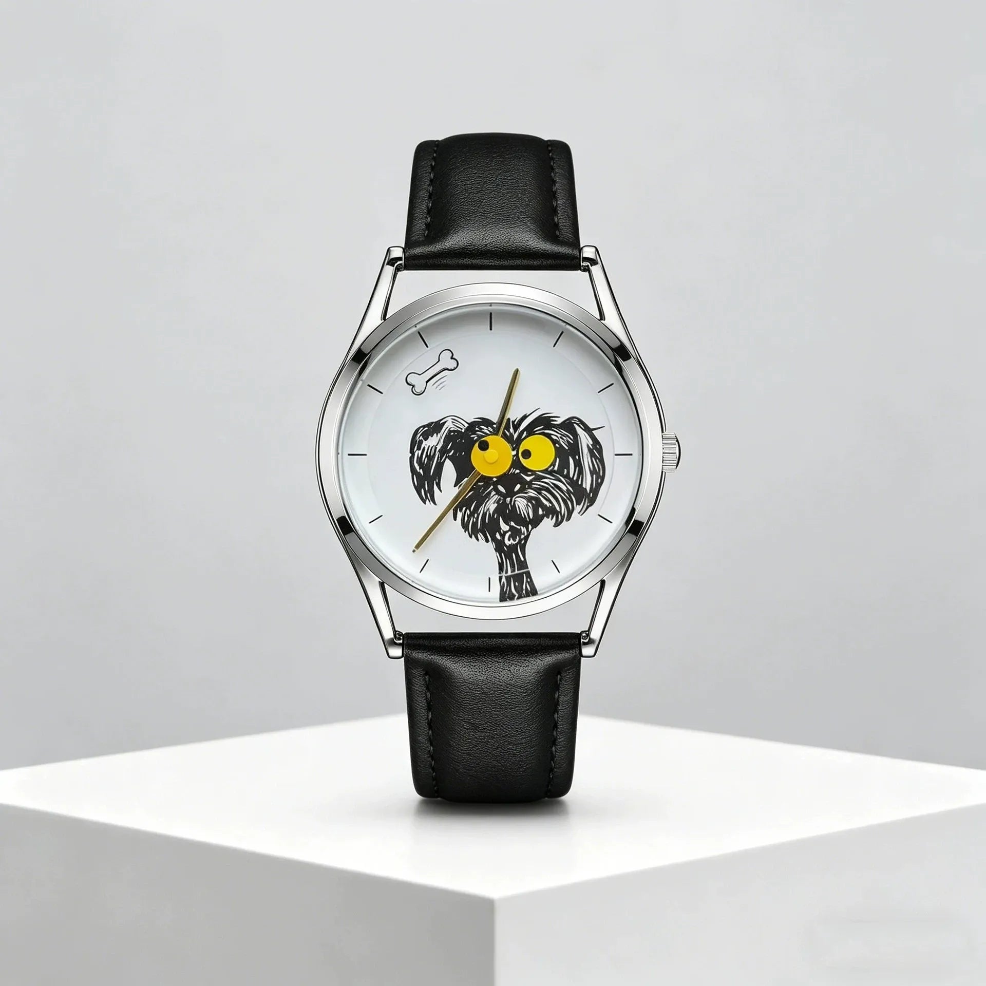 Messy Puppy Bone Chase Creative Novelty Watch