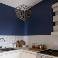 3D Impossible Corners Wall Illusion Stickers