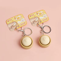 Steamed Baozi Stress Relief Keychain