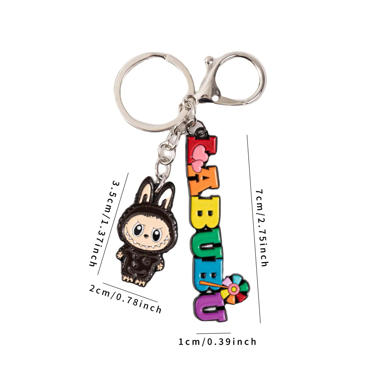Labuboo Colorburst Mischief Keychain