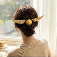 Golden Snitch 3D Printed Statement Hair Clip