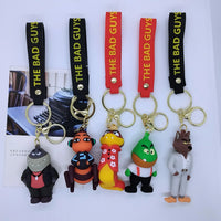 The Bad Guys Movie Character Keychain
