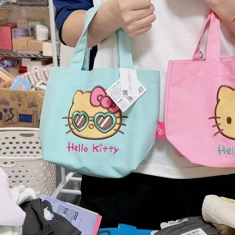 Tropical Tan Hello Kitty Vacation Canvas Tote