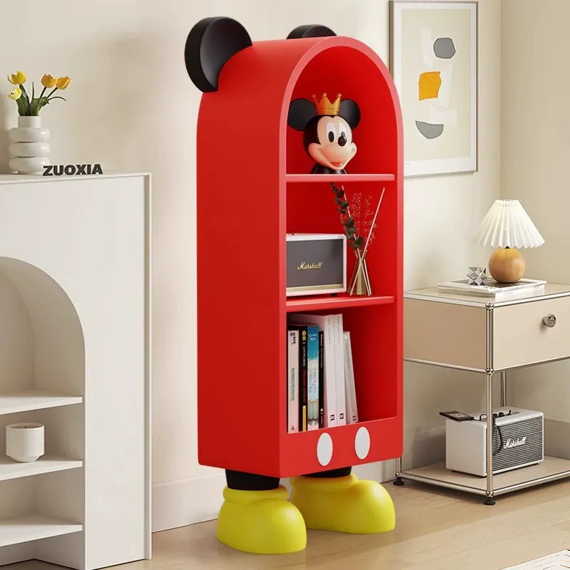 Vintage Mickey Multi-Tier Display Cabinet & Bookcase