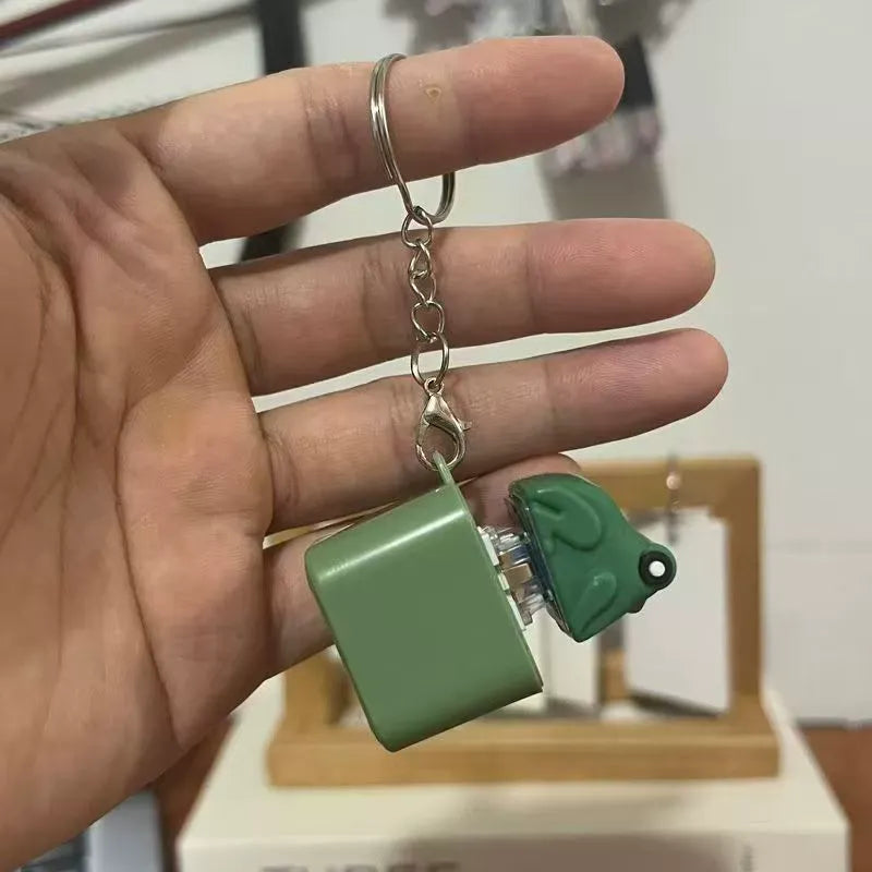 Grumpy Frog Sound & LED Fidget Keychain
