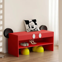 Vintage Mickey Shoe Storage Box & Bench