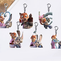 Zootopia 2 Selfie Squad Acrylic Charm Keychain