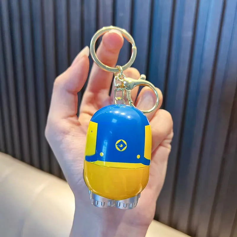 Minions Pull-Back Racer Mini Car Keychain