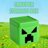 Minecraft Pixel Block Storage Chest