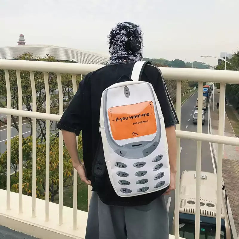 Retro Y2K 3310 Streetwear Backpack