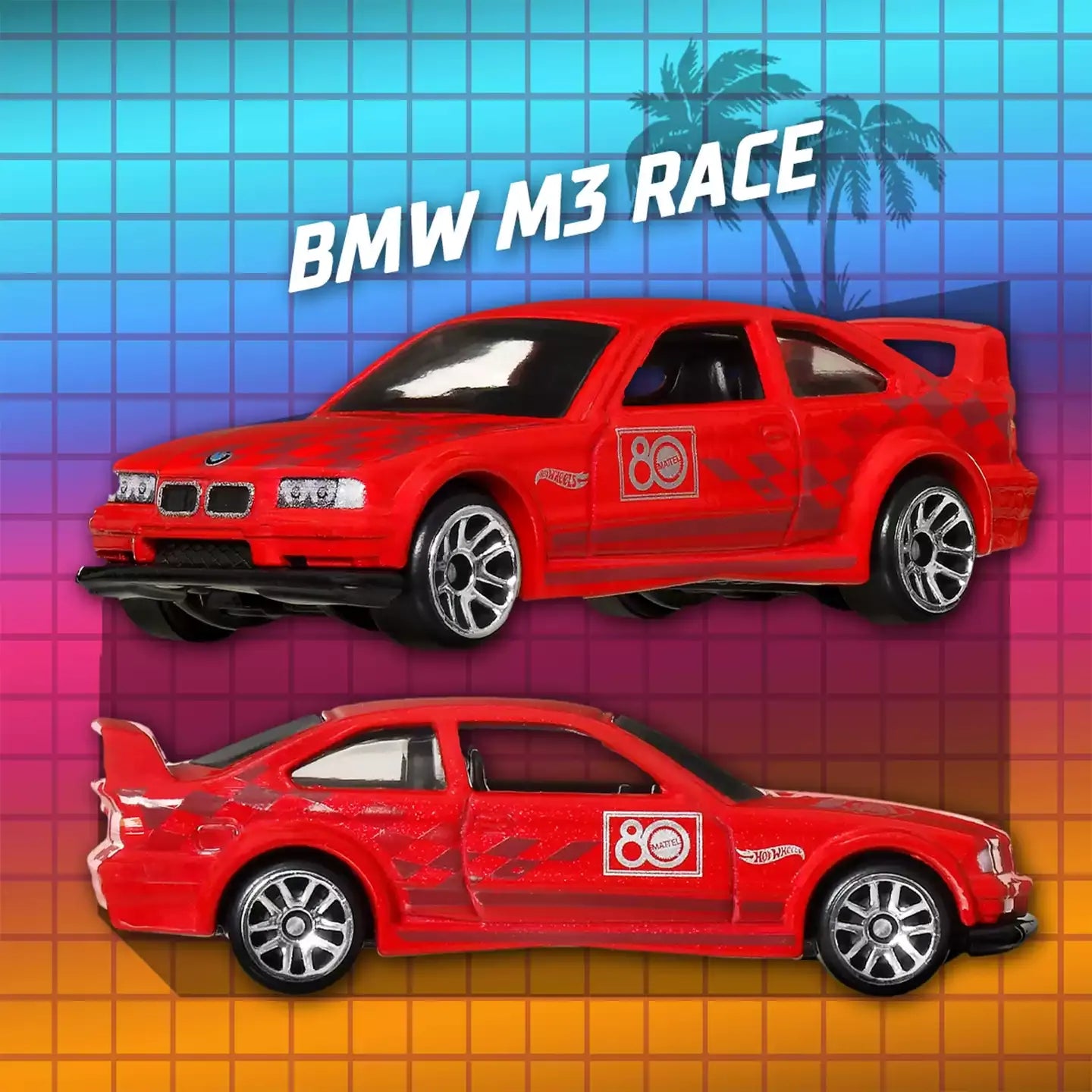 Hot Wheels 80s Exclusive Red Edition Set