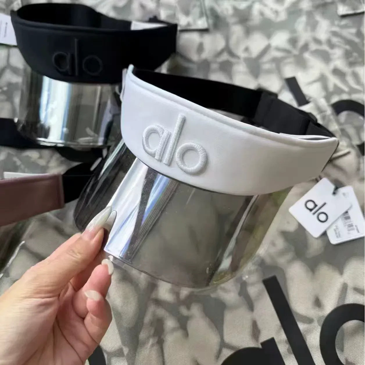 Alo Futuristic Performance Luxe Visor Cap