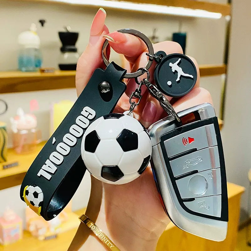 Stadium-Ready 3D Football Keychain