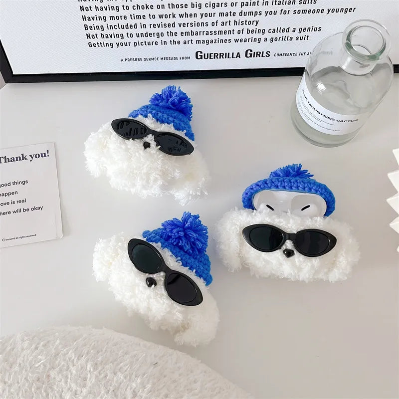Uber Cool Puppy Spy Case (For AirPods)