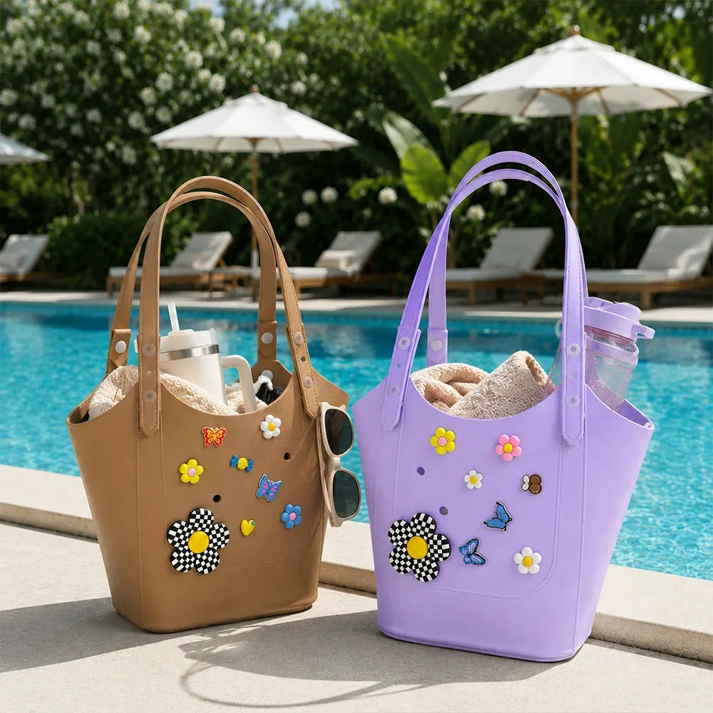 Korean Dopamine EVA Beach Style Tote Bag