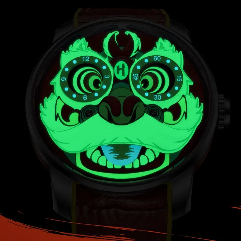 Lucky Harvey Imperial Dynasty Lion Dance Mechanical Watch