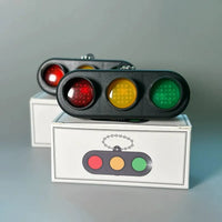 Interactive Traffic Signal Sound & LED Keychain