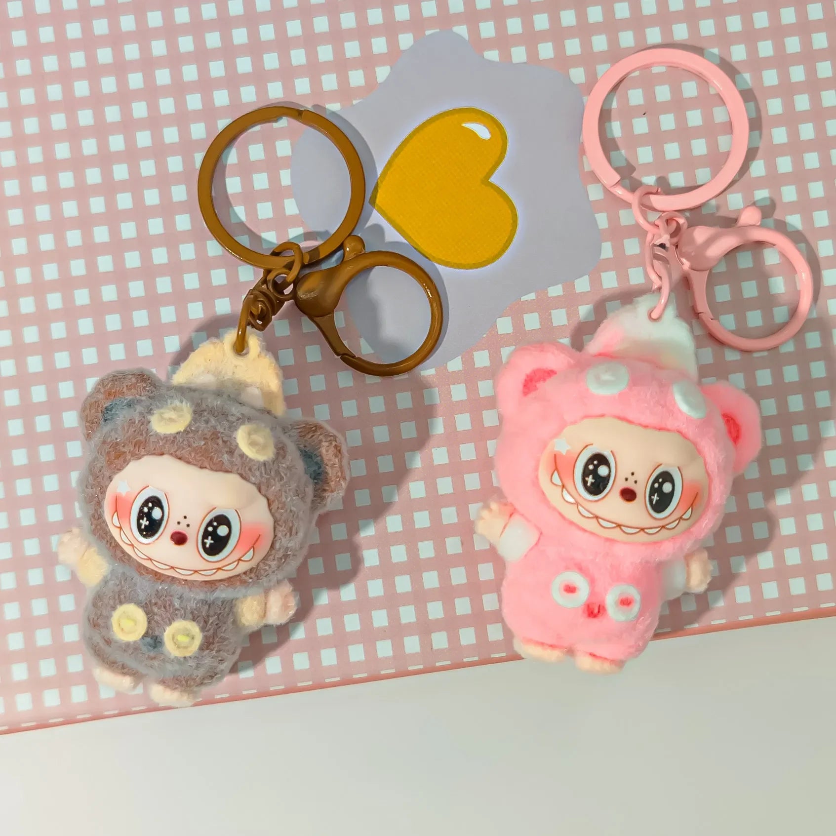 Labuboo Tactile Touch Mini Plush Keychain