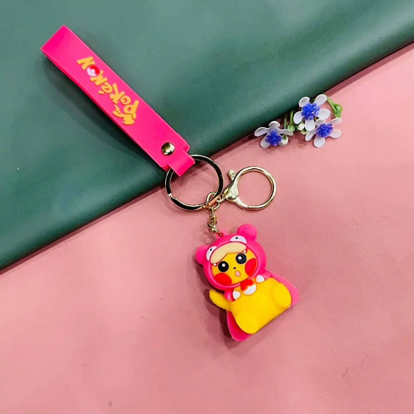 Pikachu Cosplay Pokimoen Keychain