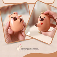 Capybara Love Connection Couple Keychain