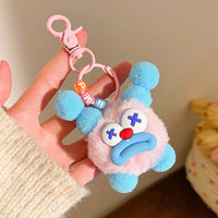 Sausage Mouth Clown Plush Keychain