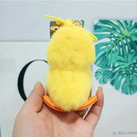 Moody Upset Duck Plush Keychain