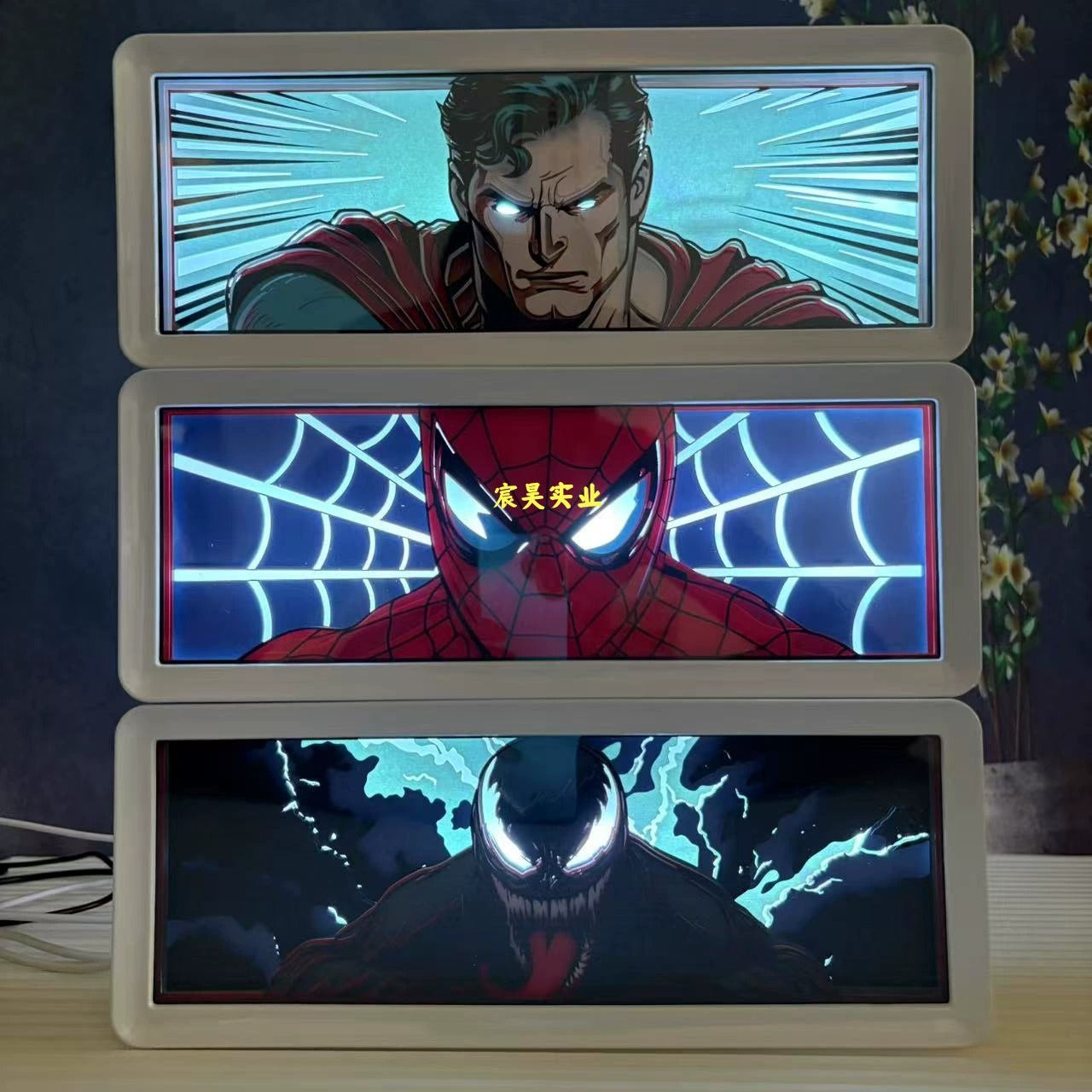 Superhero Wagon LED Light Box