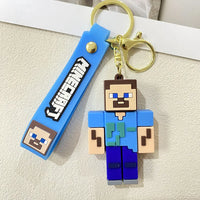 Minecraft Overworld Blockbuster Keychain