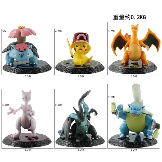 Pokimoen Battle Stance Miniature Figurines