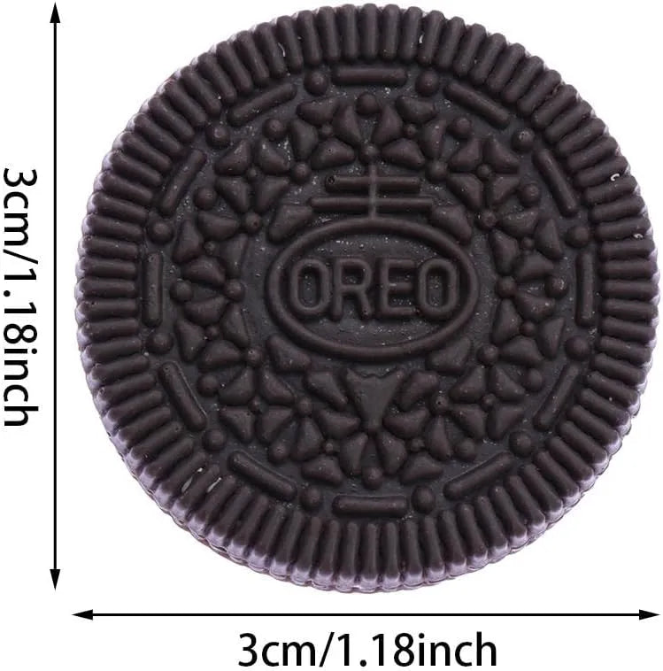 Realistic Oreo Sandwich Cookie Hair Clip