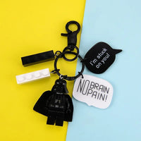 Brick Brigade Hero Blocks Keychain